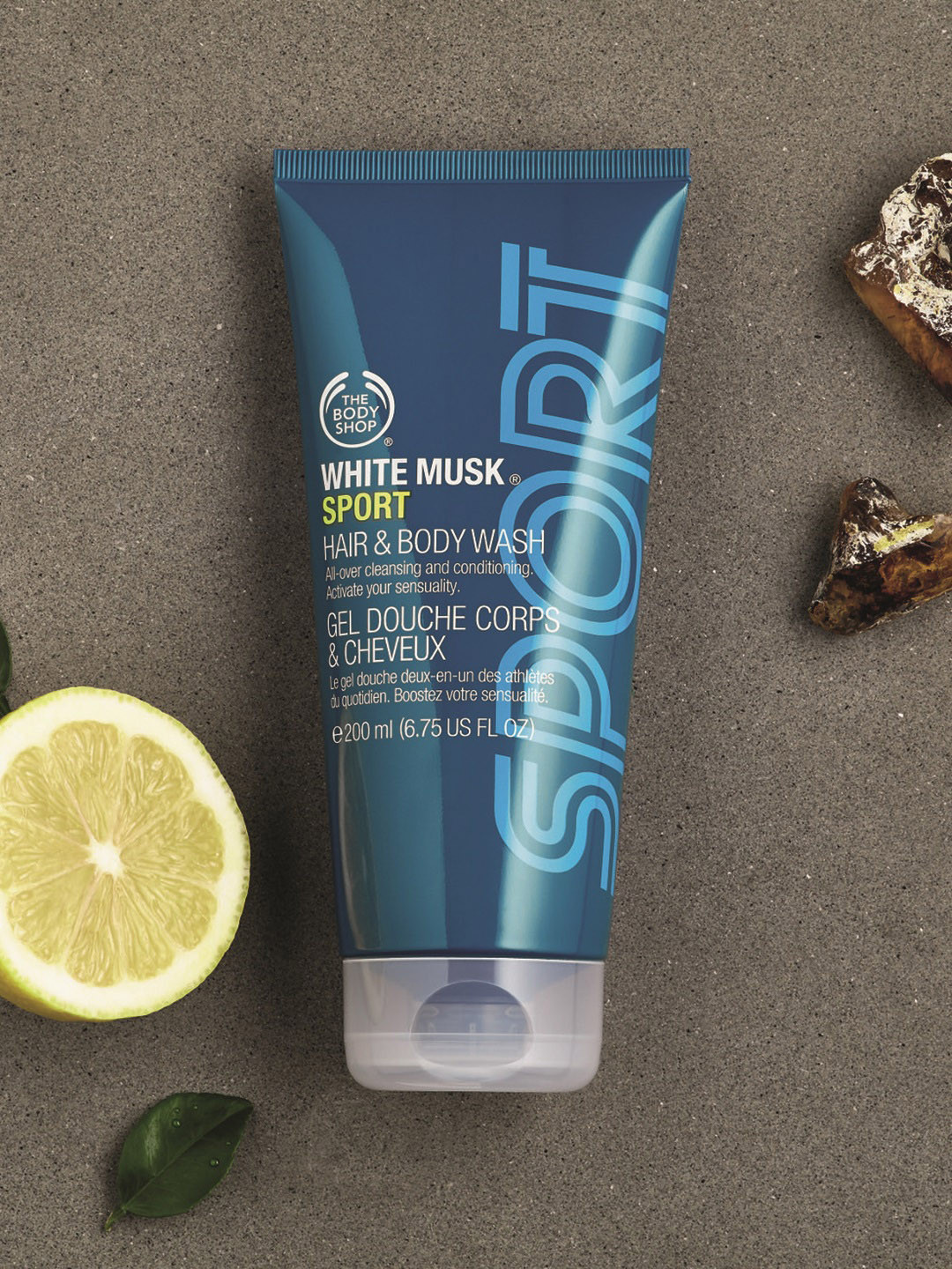 

THE BODY SHOP Men White Musk Sport Body Wash 200ml, Na