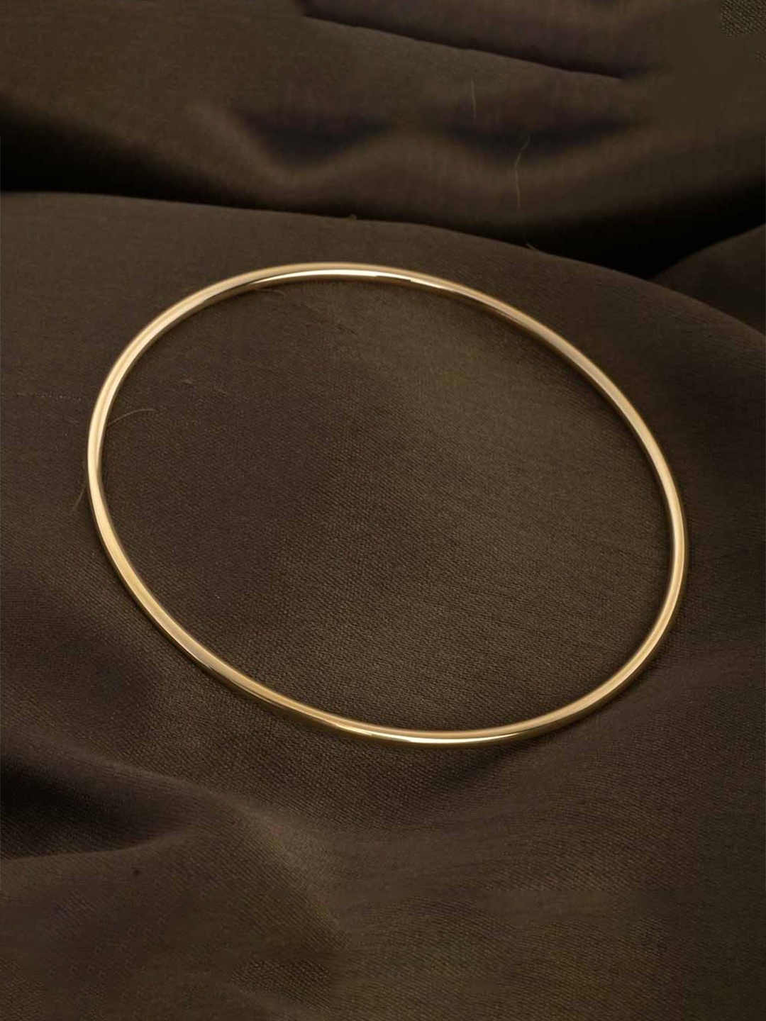 

PALMONAS Women Gold-Toned Gold-Plated Bangle-Style Bracelet