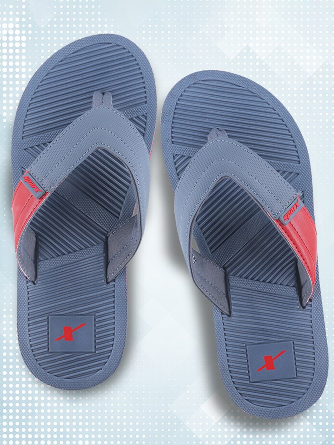 

Sparx Men Printed Thong Flip-Flops, Grey