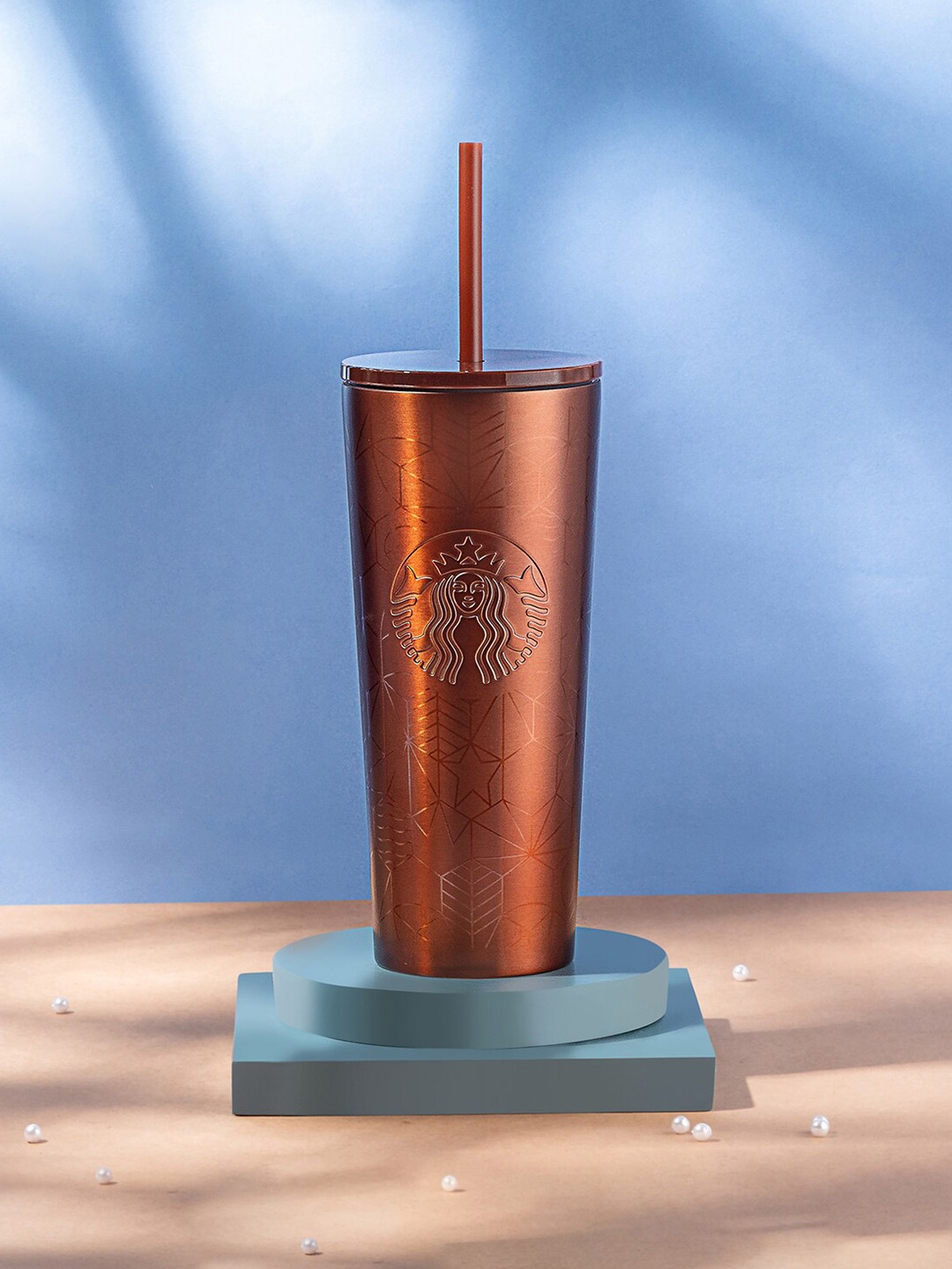 

Starbucks Copper-Toned Textured Stainless Steel Matte Cup 473 ml