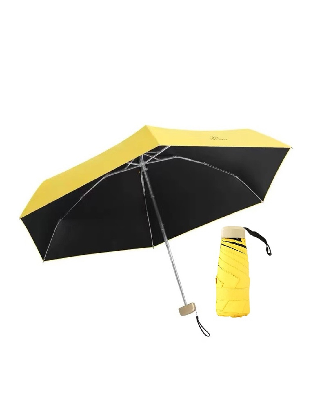 

Alexvyan Unisex 3 Fold Waterproof Automatic Umbrellas, Yellow
