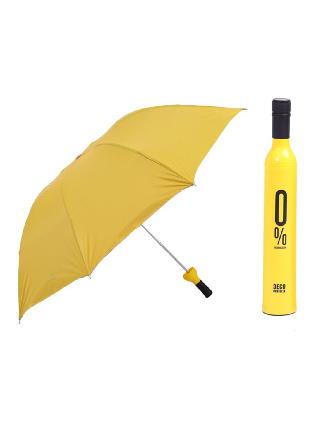 

Alexvyan Unisex 2 Fold Waterproof Umbrellas, Yellow