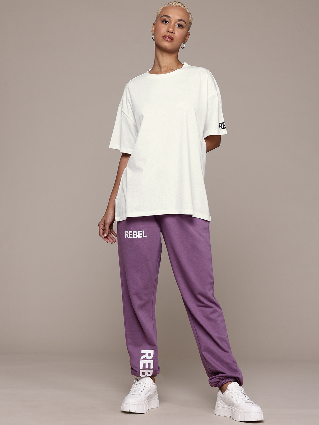 

The Roadster Lifestyle Co. Relaxed Fit Pure Cotton Co-Ords, White