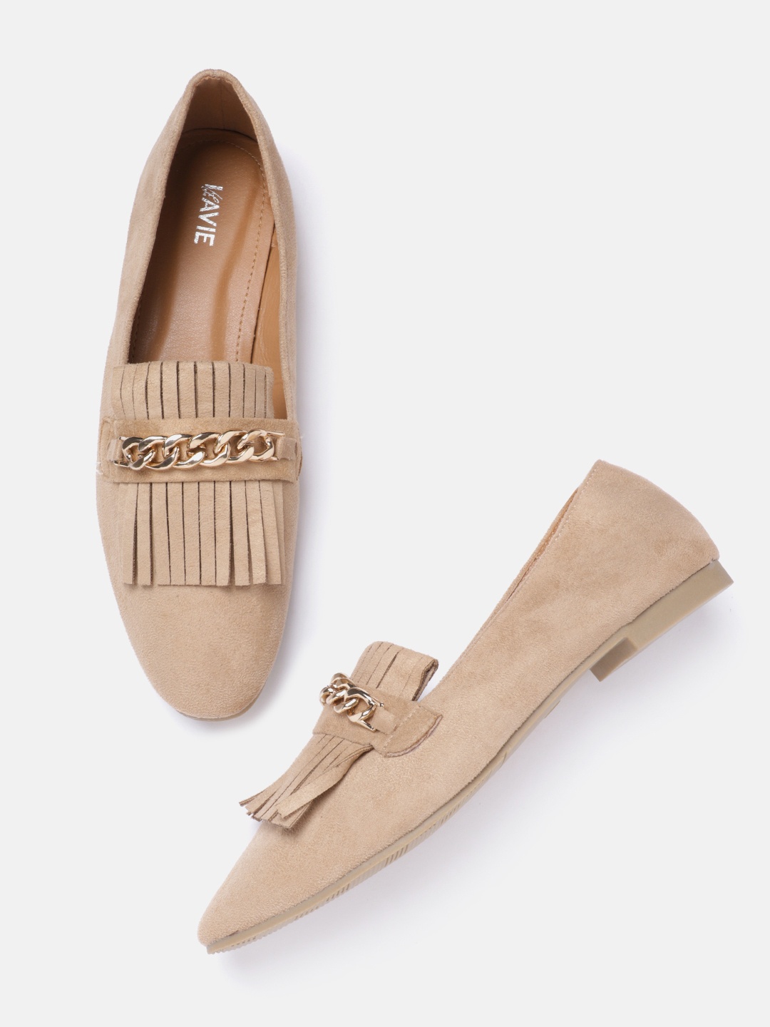 

Lavie Women Slip-On Loafers, Beige