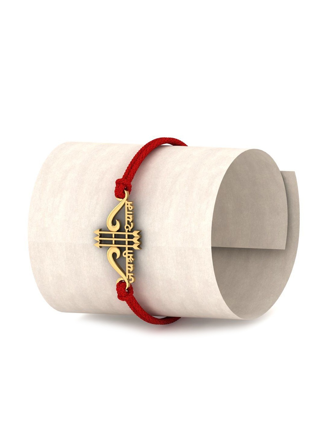 

KUBERBOX 18KT Gold Jai Shree Shyam Rakhi -1.4 gm