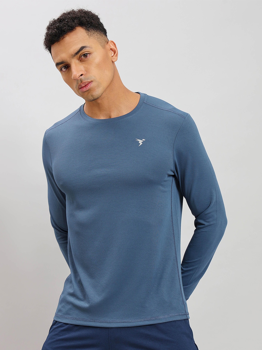 

Technosport Anti Odour Slim Fit Long Sleeves T-shirt, Navy blue