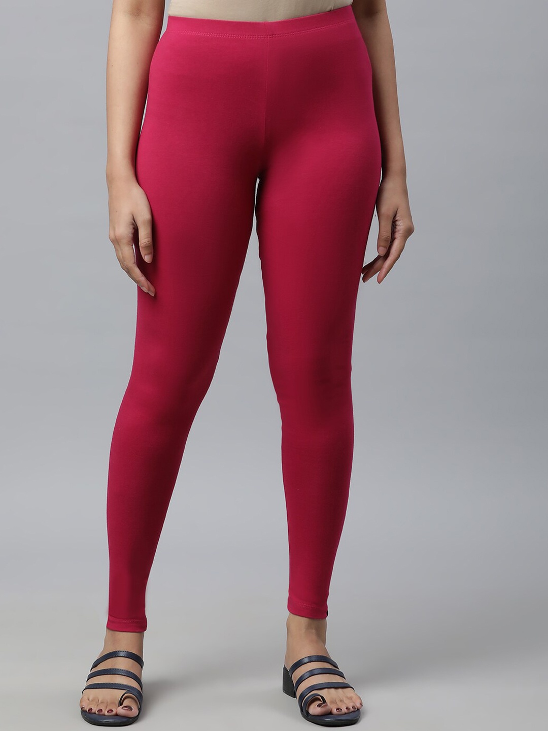

AURELIA Skinny Fit Ankle length Leggings, Pink