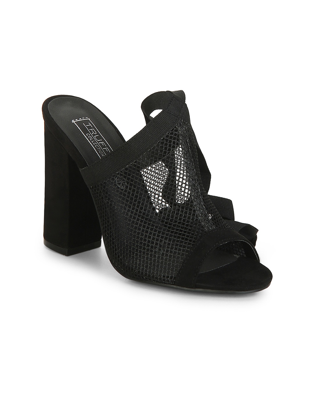 

Truffle Collection Women Black Solid Mules