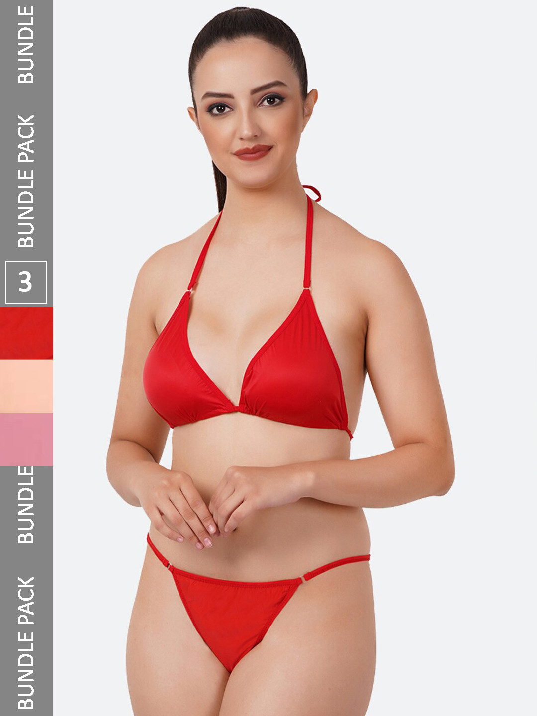 

Fleurt Pack Of 3 Assorted Lingerie Set