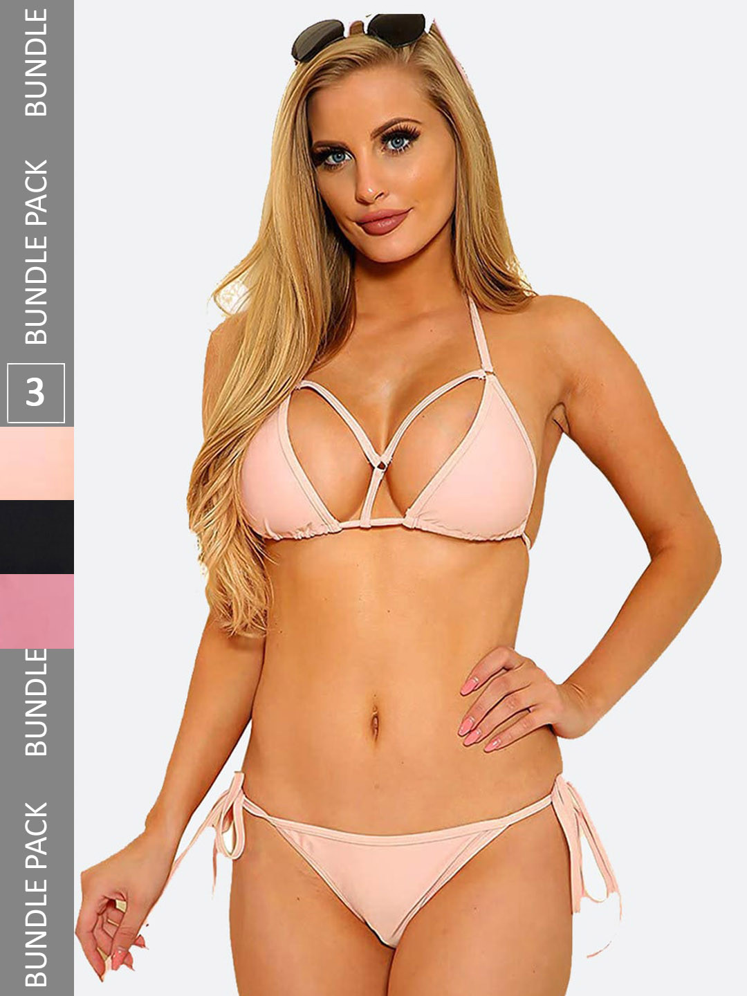 

Fleurt Pack Of 3 Assorted Lingerie Set