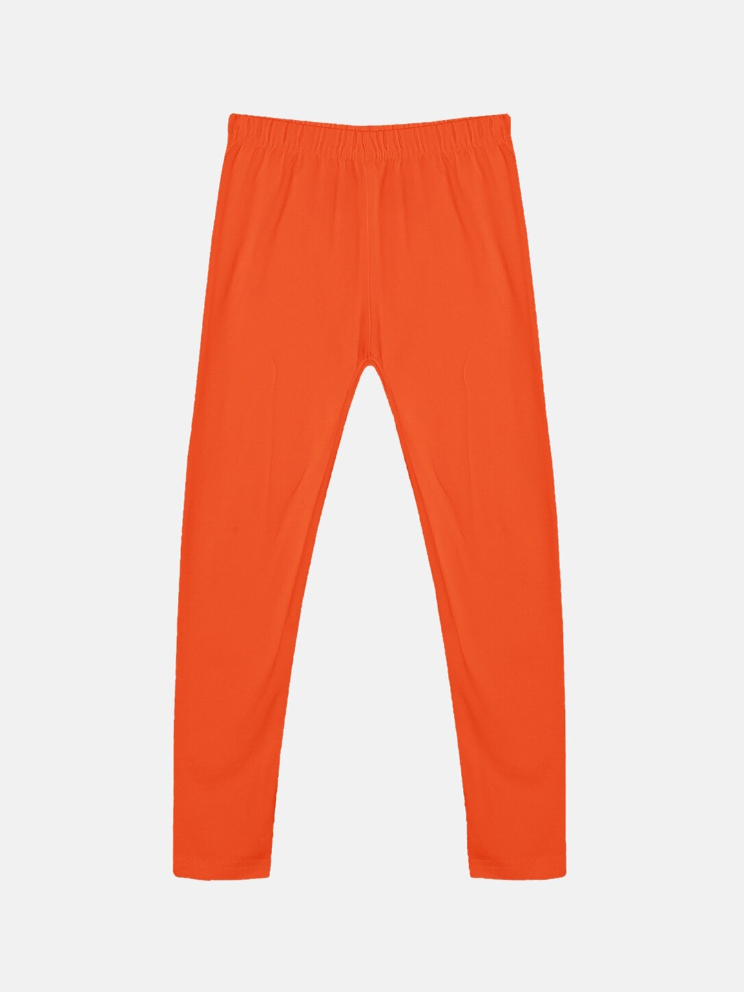 

KiddoPanti Girls Ankle Length Leggings, Orange