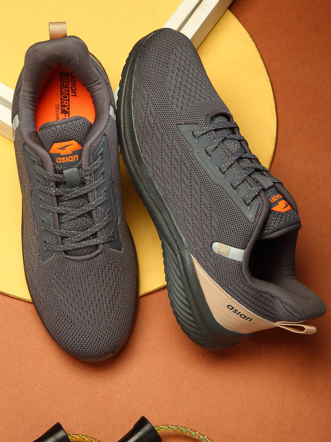 

ASIAN Men Delta-25 Running Shoes, Grey