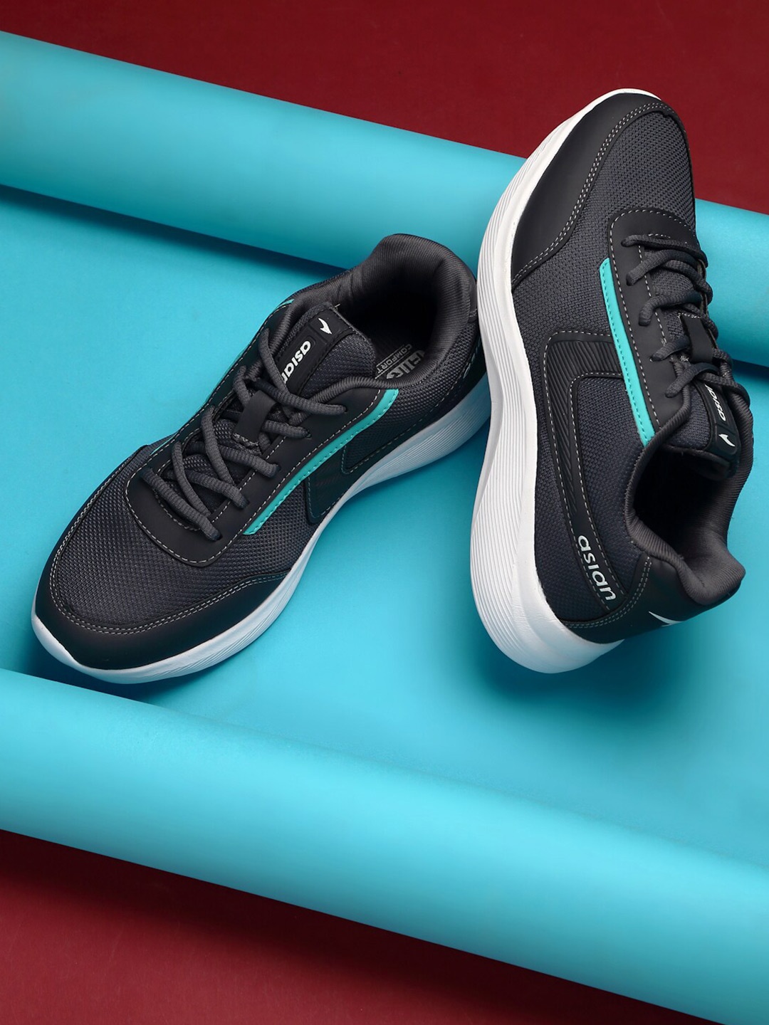 

ASIAN Men Electric-01 Running Shoes, Grey