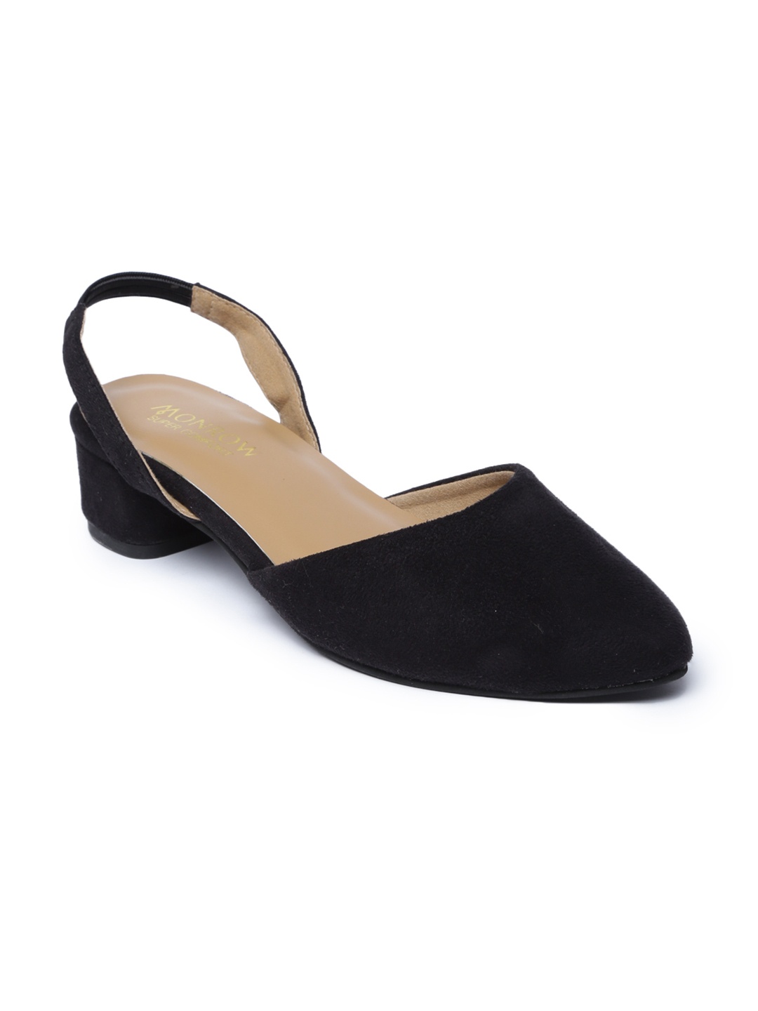 

Monrow Women Black Solid Pumps