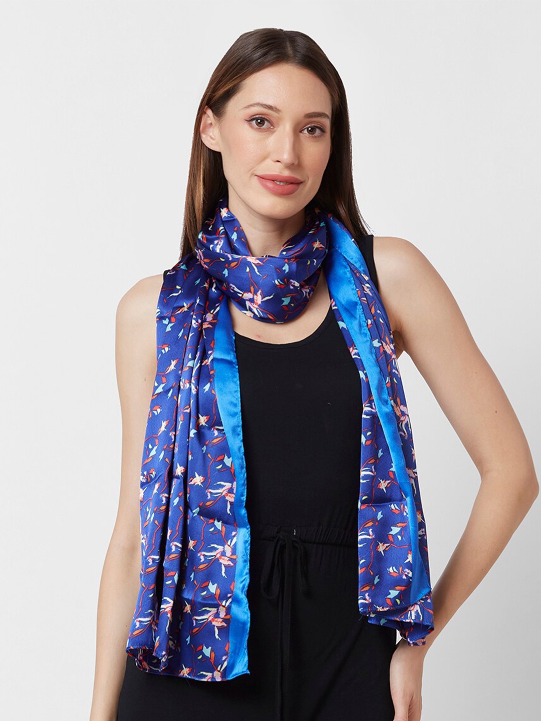 

Globus Women Printed Scarf, Blue