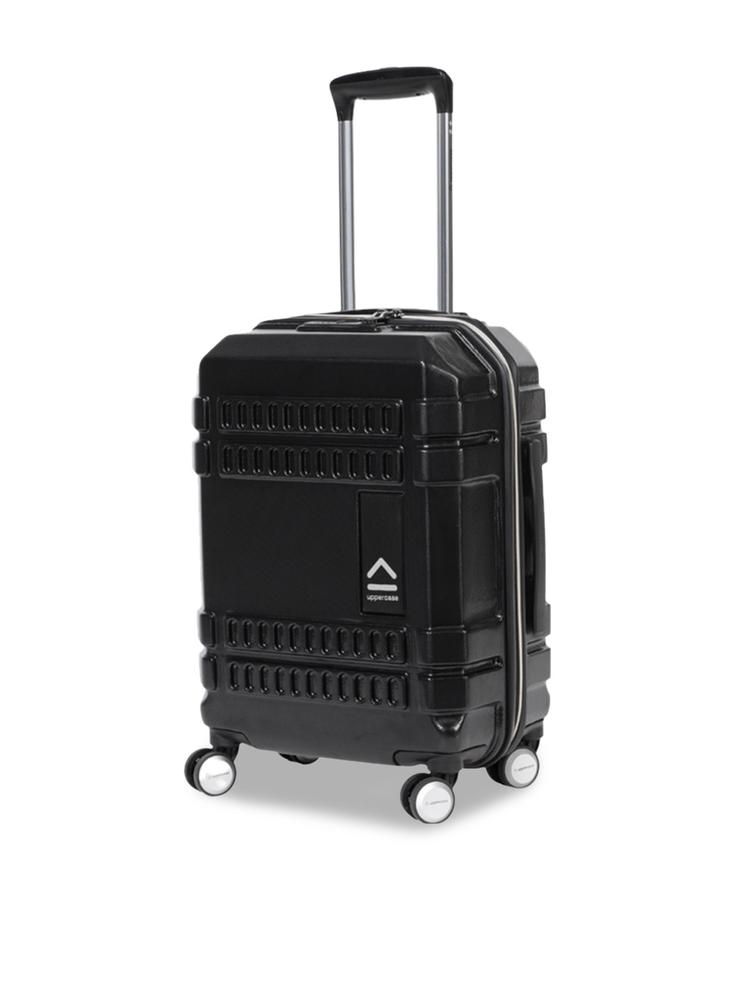 

uppercase Hard-Sided Cabin Trolley Suitcase, Black