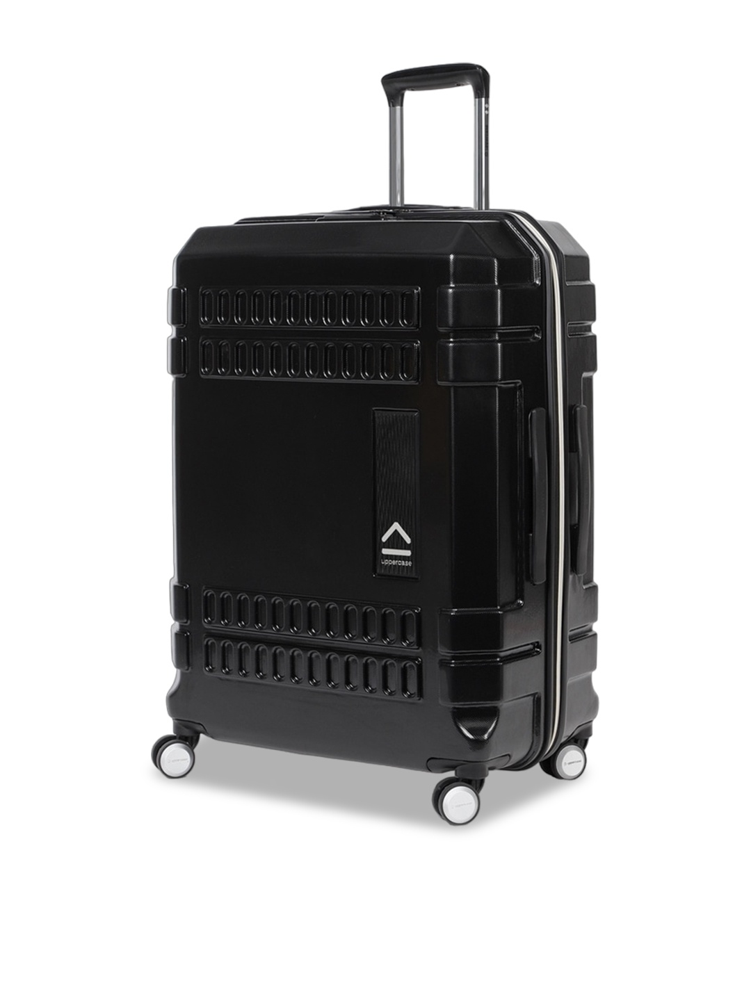 

uppercase Hard-sided Large Trolley Bag, Black