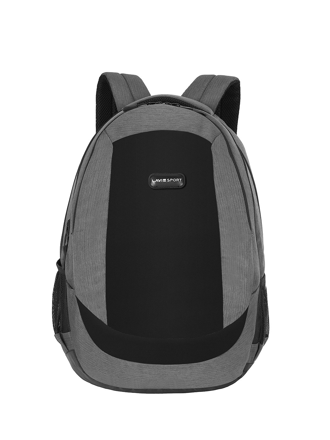 

LAVIE SPORT Unisex Colourblocked Water Resistant Backpack, Grey