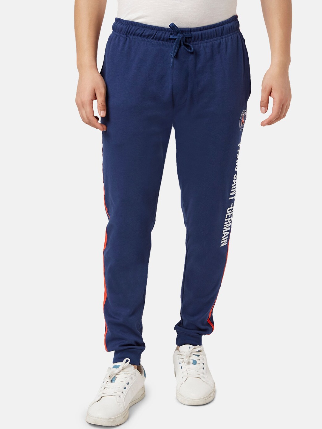 

SF JEANS by Pantaloons Men Slim-Fit Joggers, Navy blue