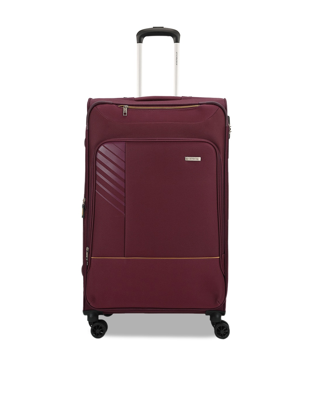 

Aristocrat Soft-Sidded Medium Trolley Suitcase, Red