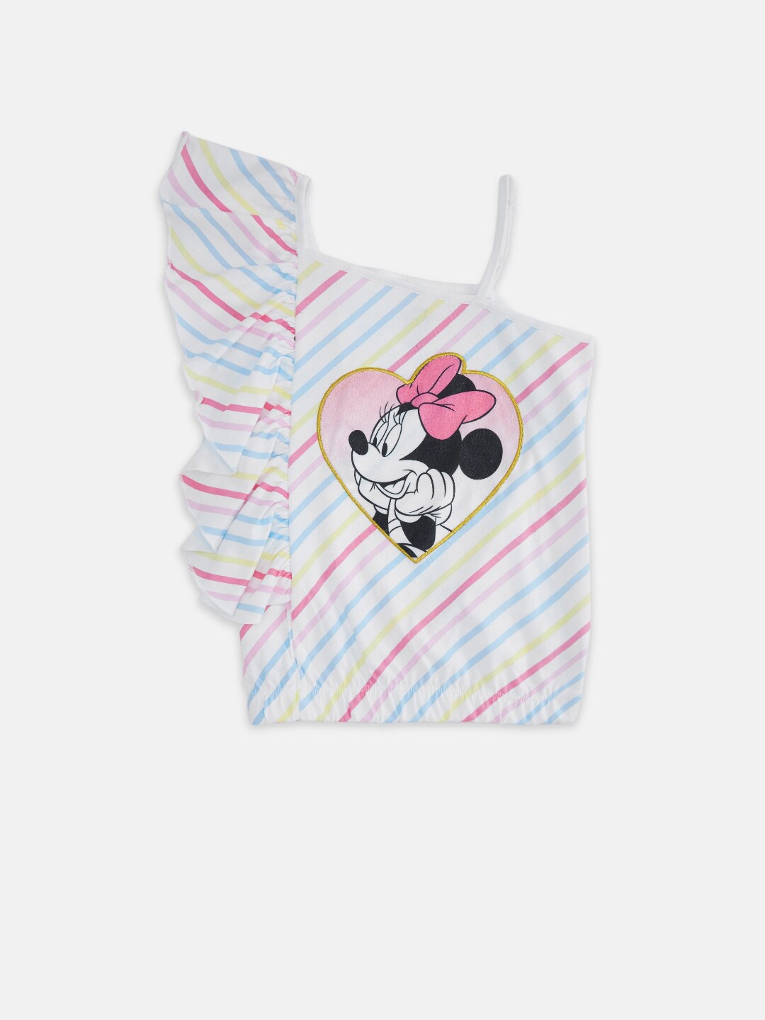 

Pantaloons Junior Girls Multicoloured Printed Applique T-shirt, Multi
