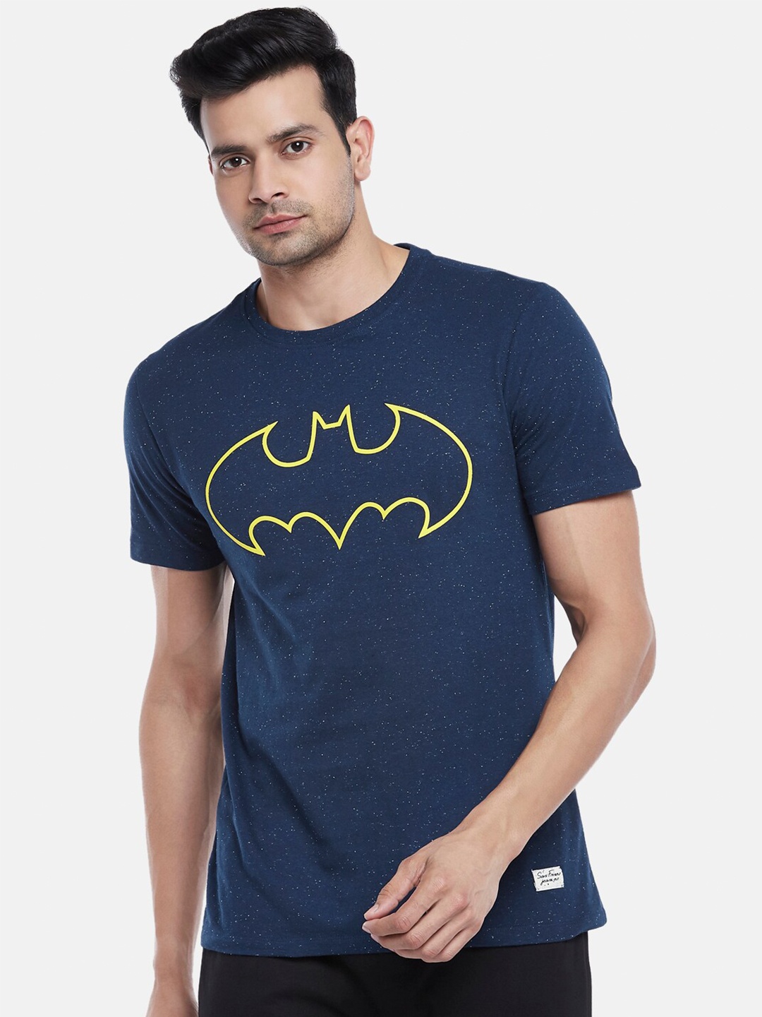 

SF JEANS by Pantaloons Batman Printed Slim Fit Cotton T-shirt, Blue