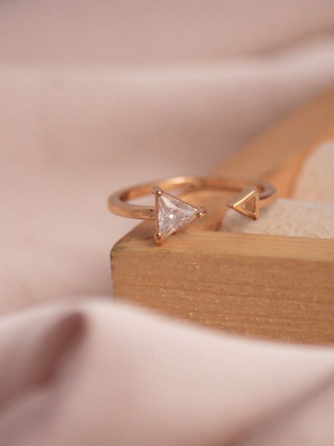 

SALTY Gold-Plated Stone Studded Finger Ring