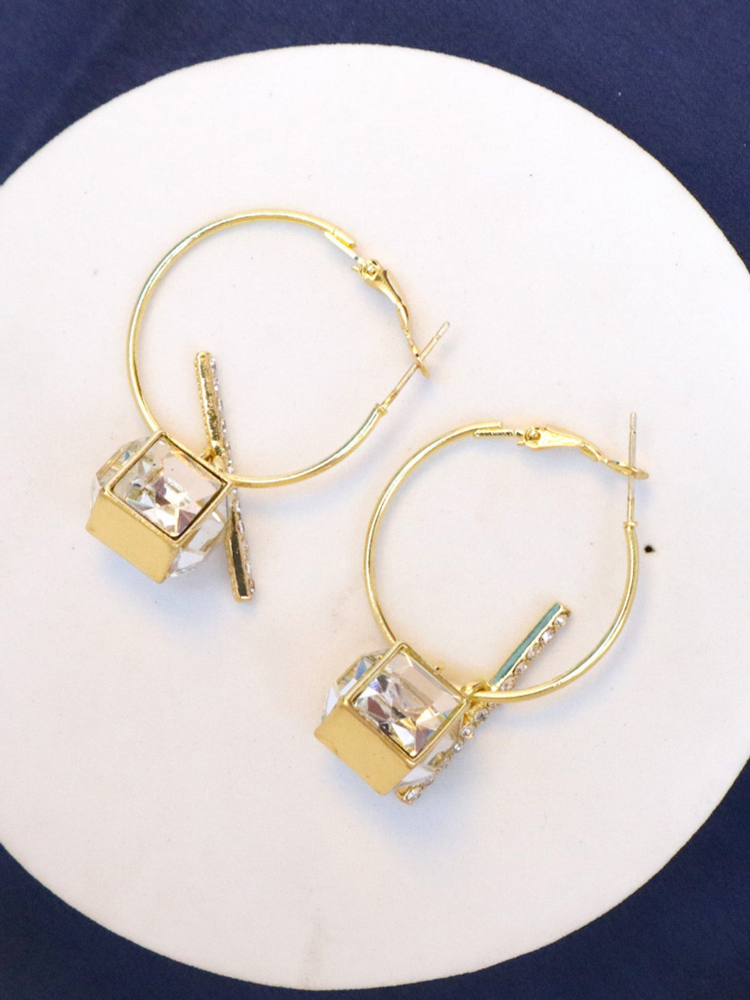 

SALTY Contemporary Hoop Earrings, Gold