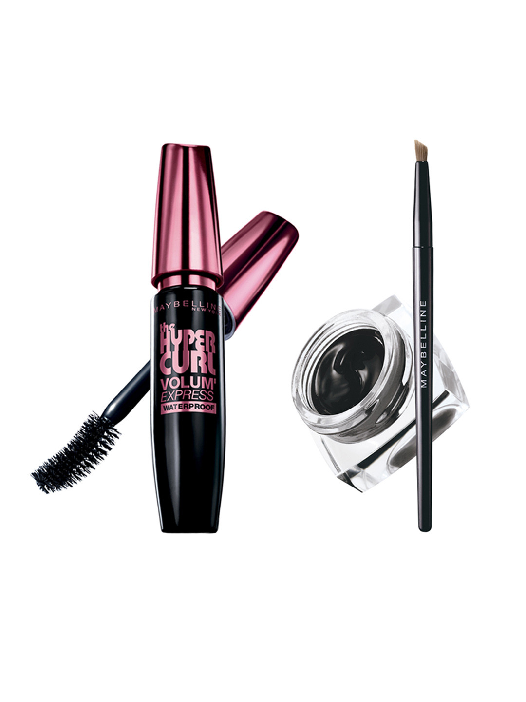

Maybelline Set of Hypercurl Waterproof Mascara & Lasting Drama Gel Eyeliner - Black