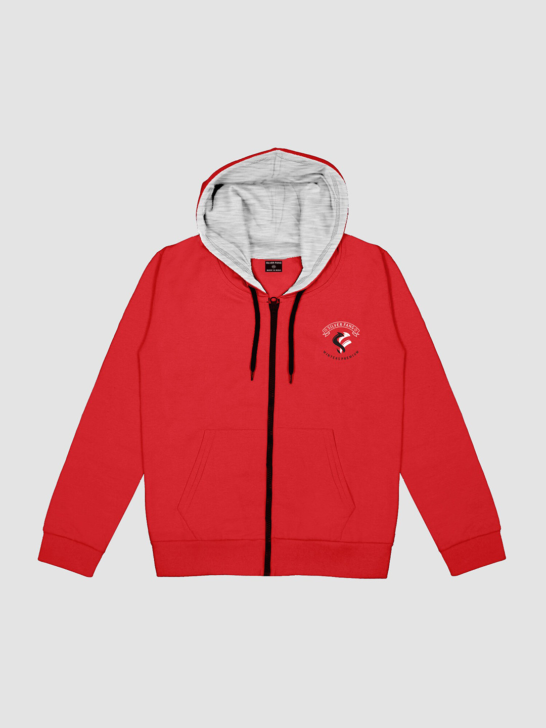

Silver Fang Boys Long Sleeves Hooded Sweatshirt, Red