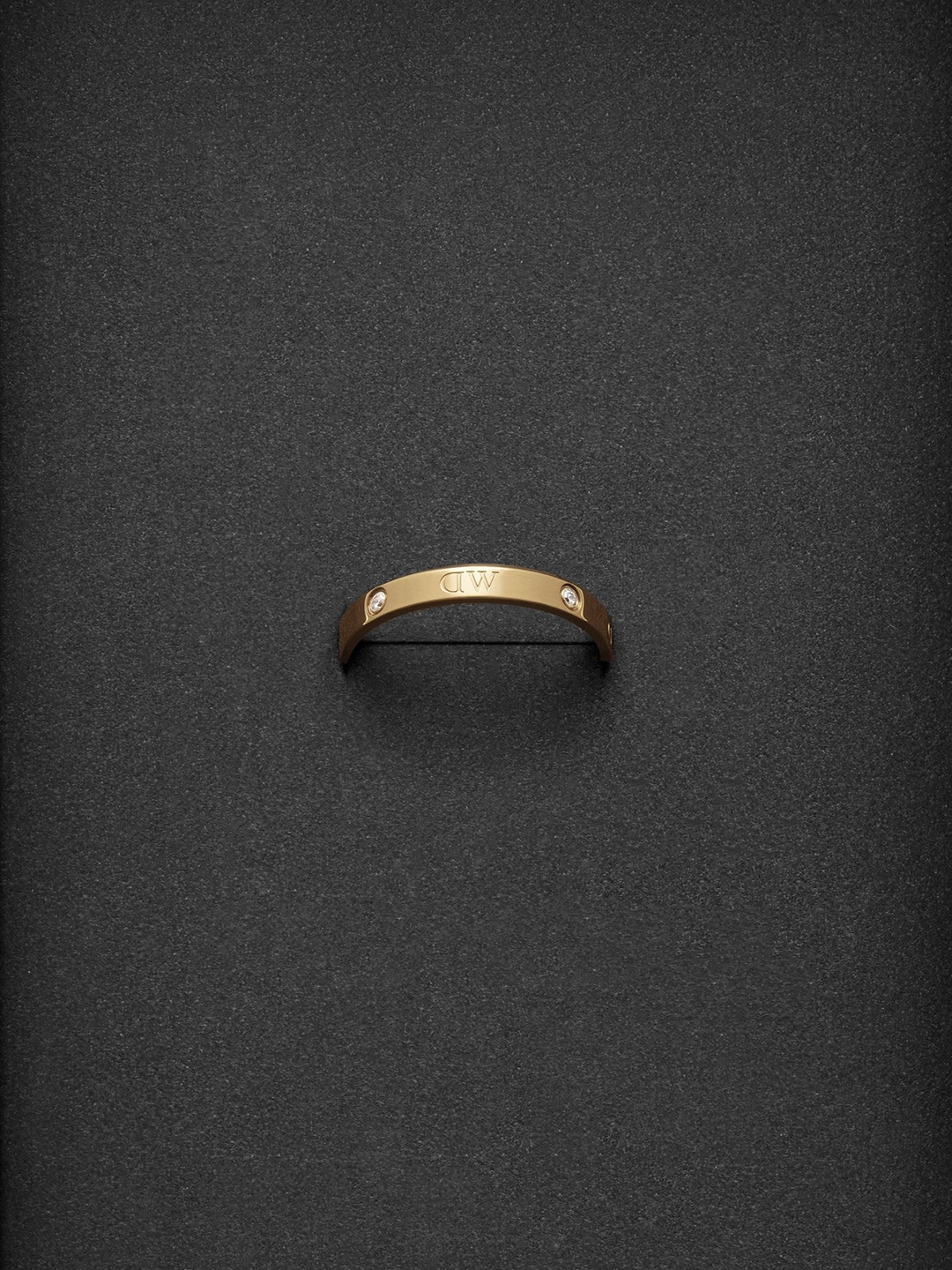 

Daniel Wellington Gold-Plated Stone-Studded Finger Ring