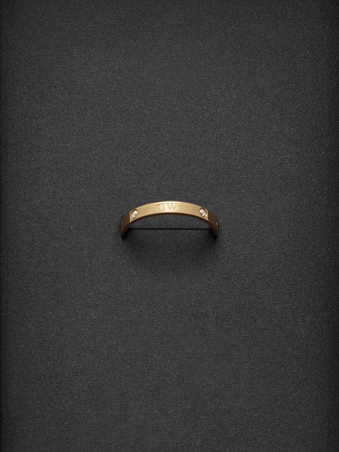 

Daniel Wellington Gold-Plated Stone-Studded Ring