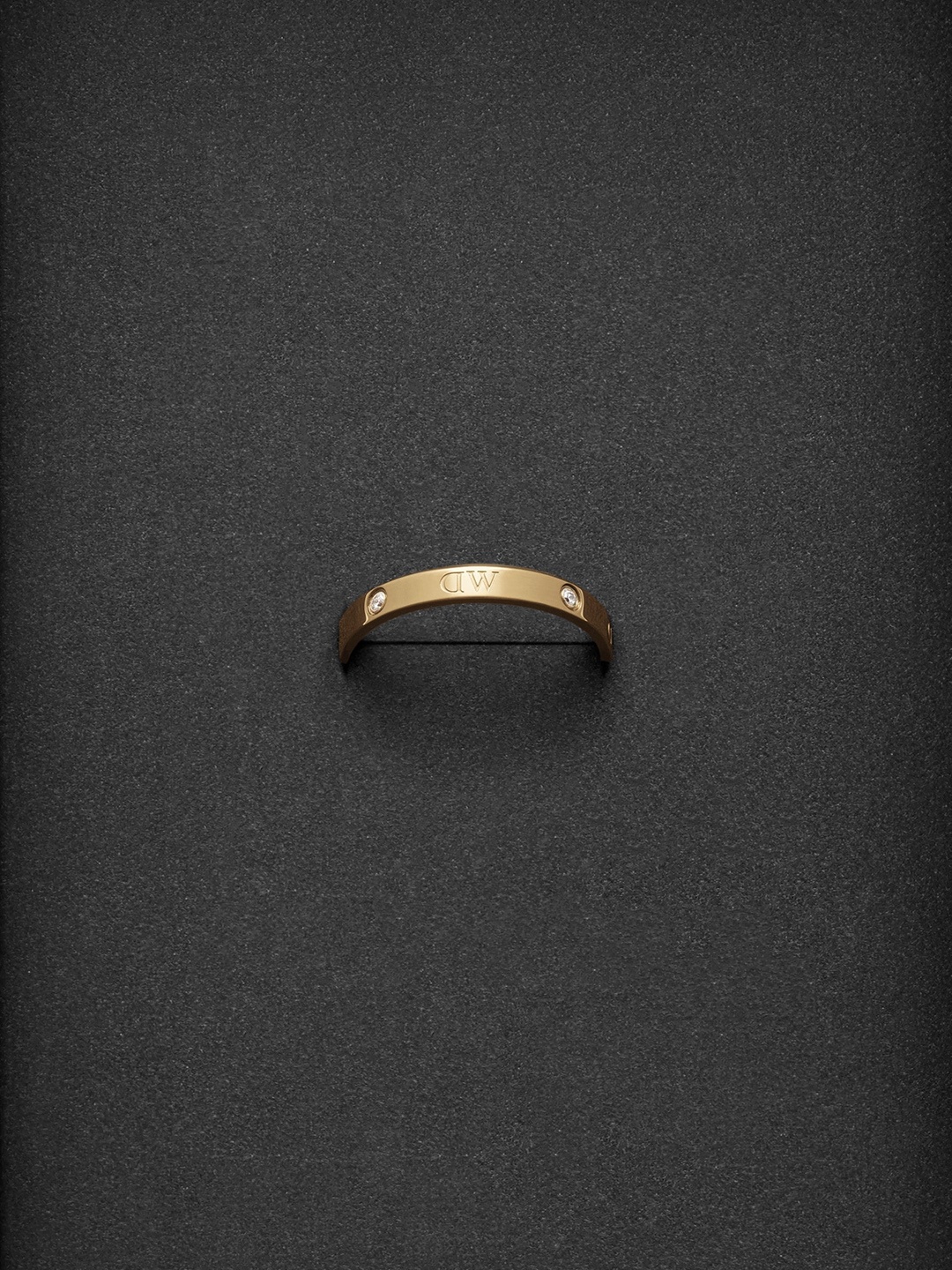 

Daniel Wellington Gold-Plated Stone-Studded Finger Ring