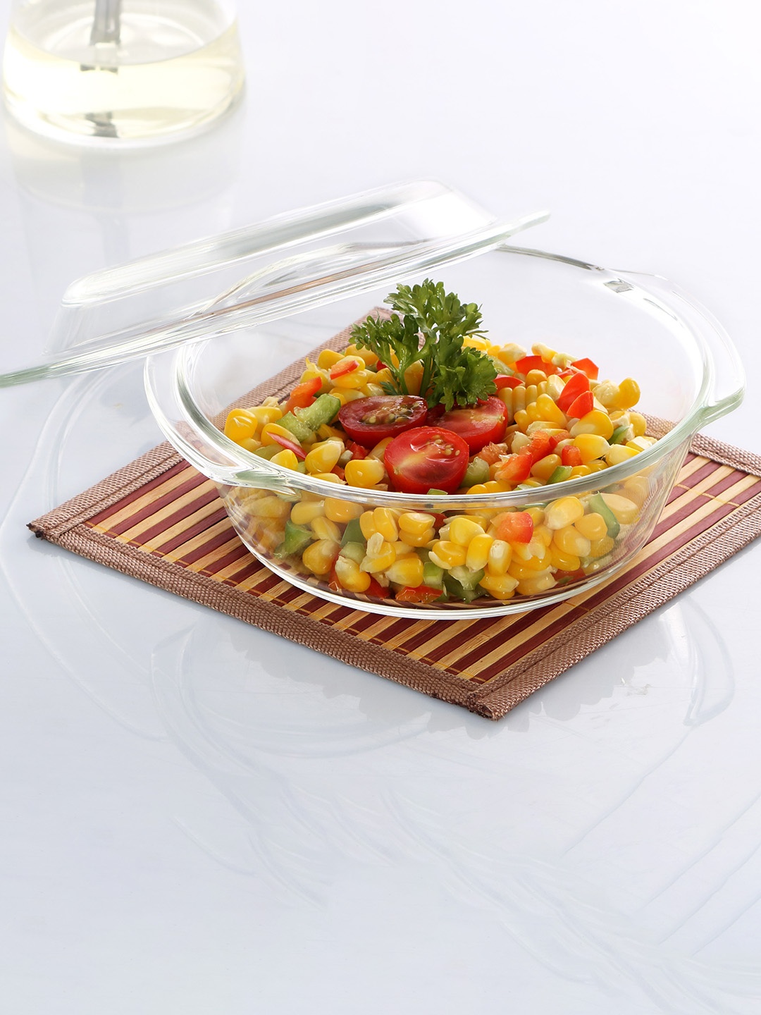 

Cello Angelica Transparent Glass Casserole With Lid - 750ml