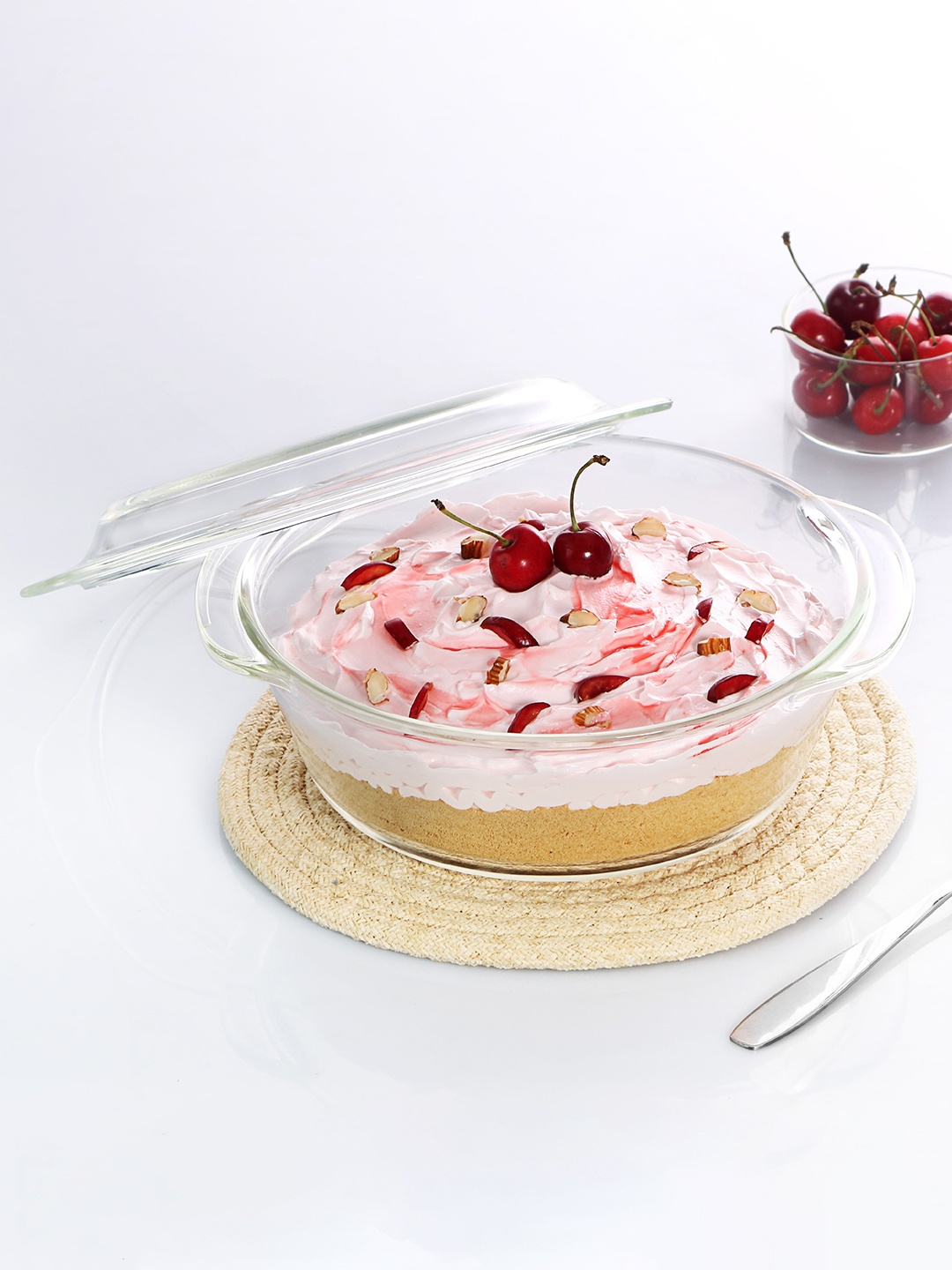 

Cello Angelica Transparent Glass Casserole With Lid - 1500ml