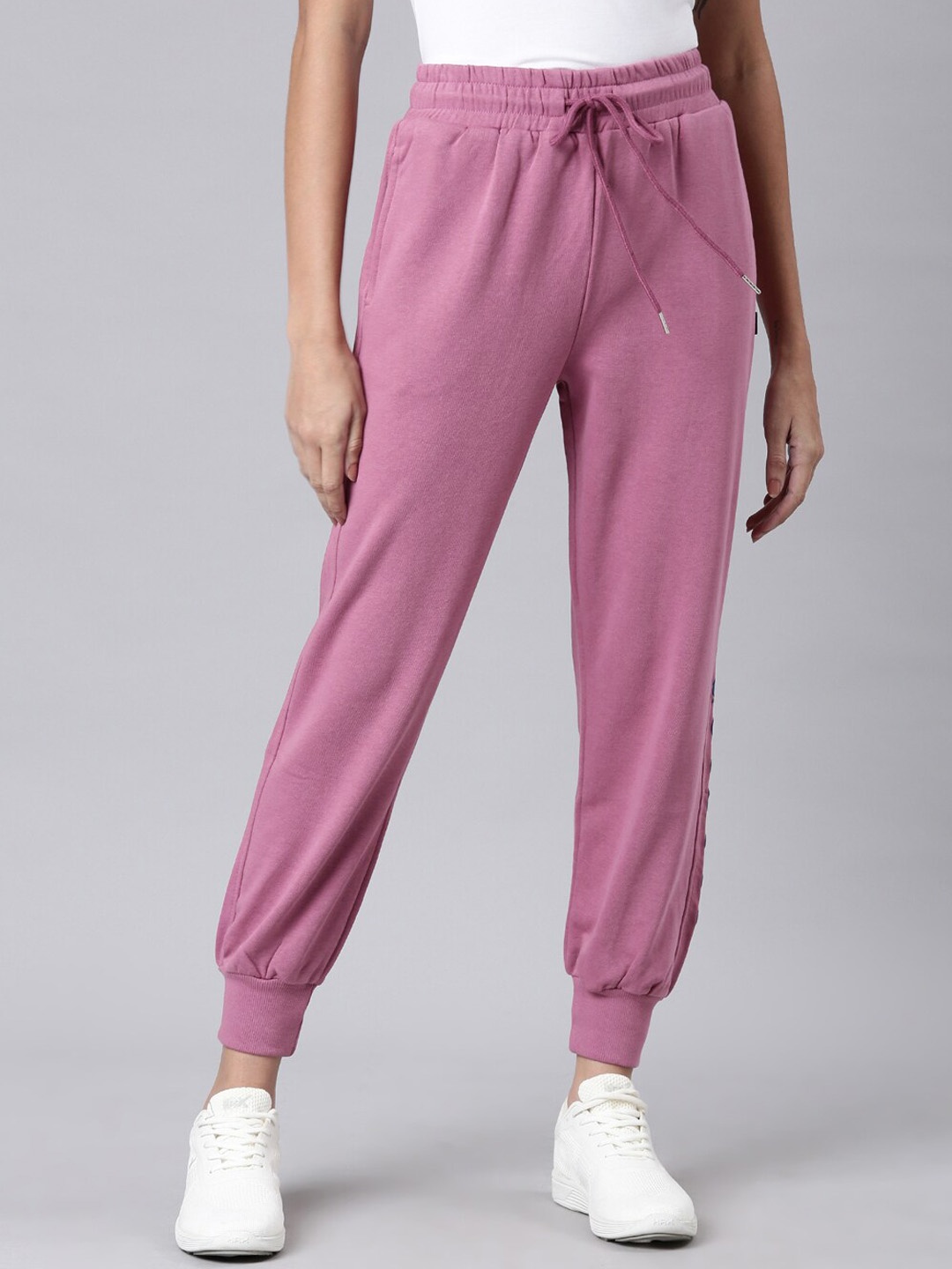 

SHOWOFF Women Regular Fit Cotton Jogger, Mauve