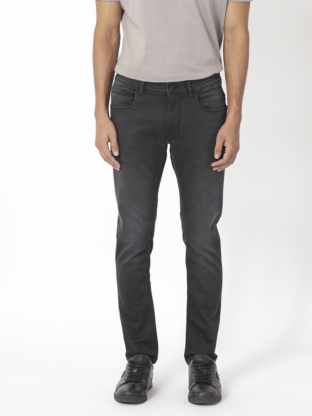 

RARE RABBIT Men Tours Slim Fit Jeans, Black