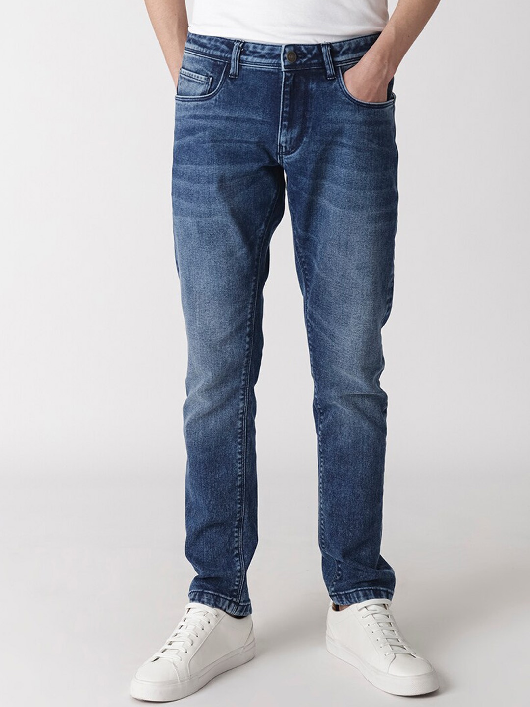 

RARE RABBIT Men Widz Slim Fit Jeans, Blue