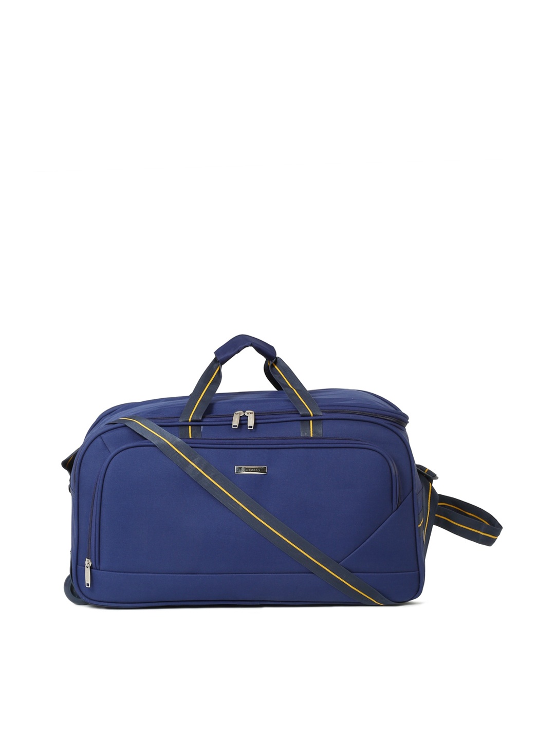 

Teakwood Leathers Medium Duffel Bag, Navy blue