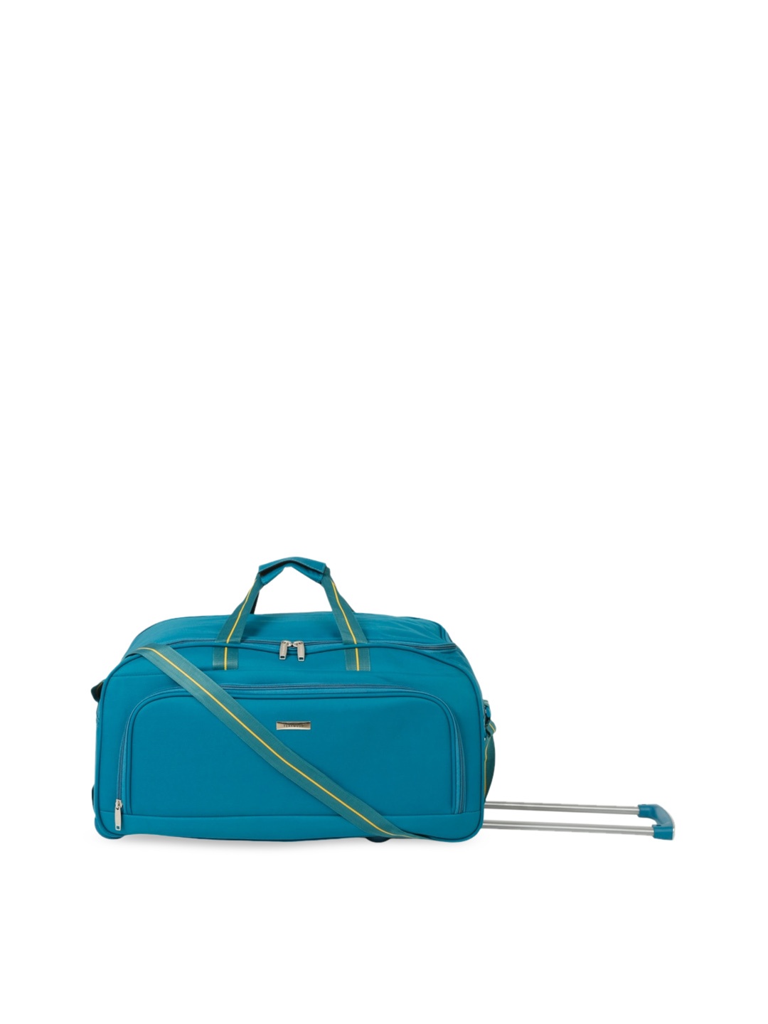 

Teakwood Leathers Soft-sided Trolley Bag, Teal