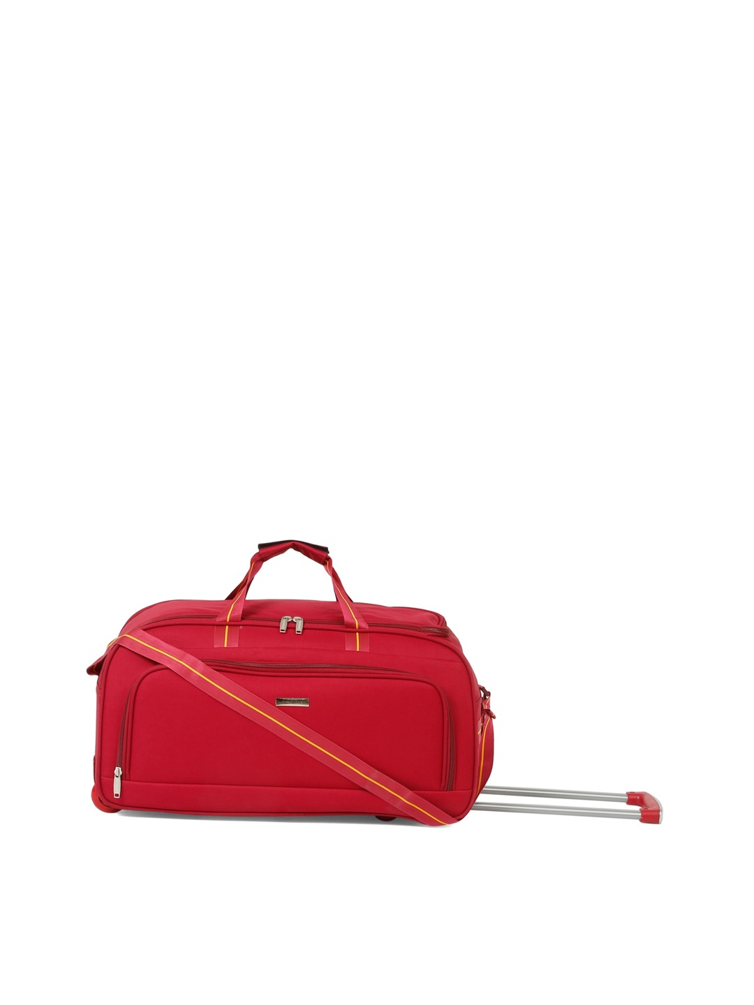 

Teakwood Leathers Soft Sided Large Duffel Trolley Bag, Maroon