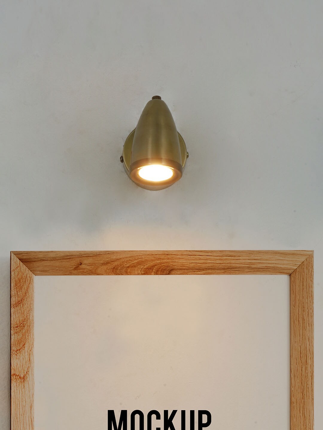 

Fos Lighting Beige Metal Adjustable Steel Spot Ceiling Lamps, Gold
