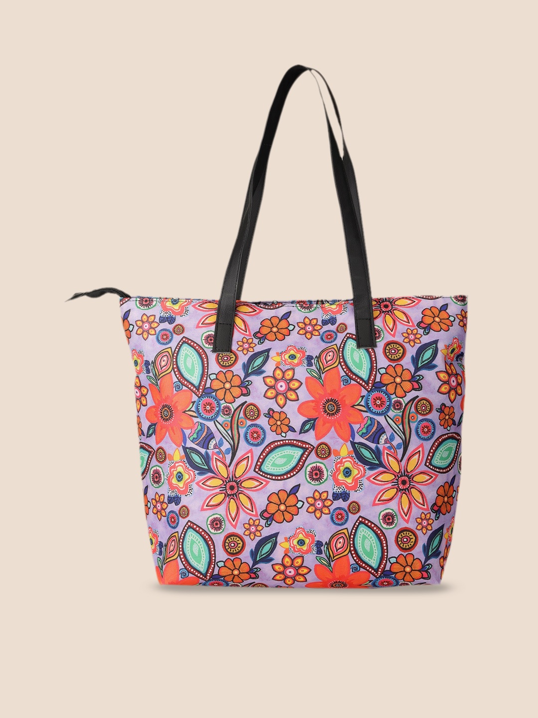 

Sangria Floral Printed Shoulder Bag, Lavender