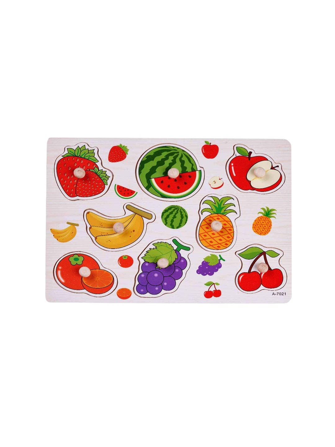 

BAYBEE Kids Wooden Fruits Puzzle, White
