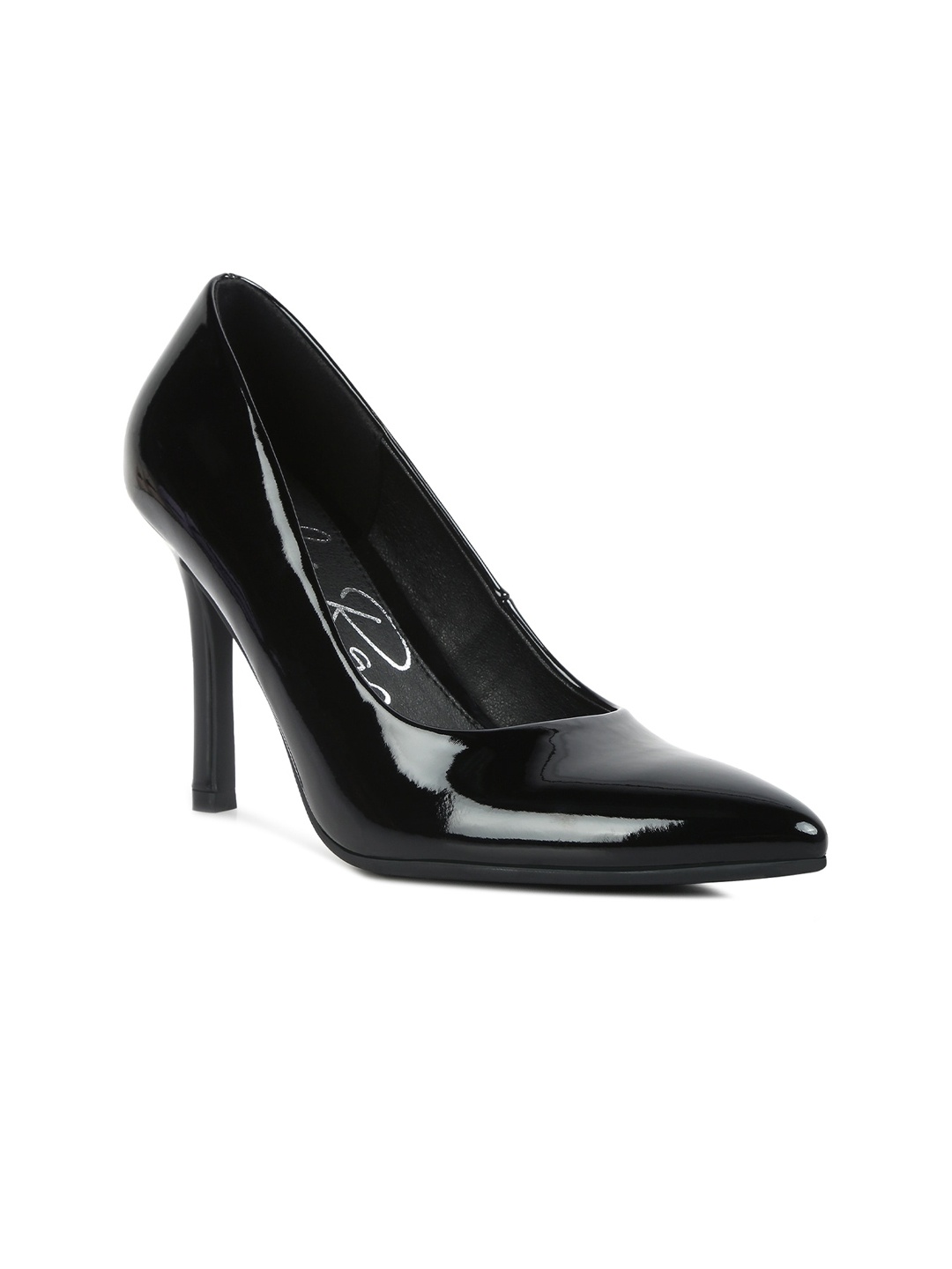

London Rag Pointed Toe Stiletto Heel Pumps, Black