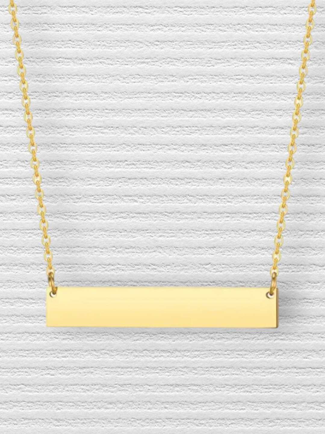 

SALTY Stainless Steel Minimal Necklace, Gold