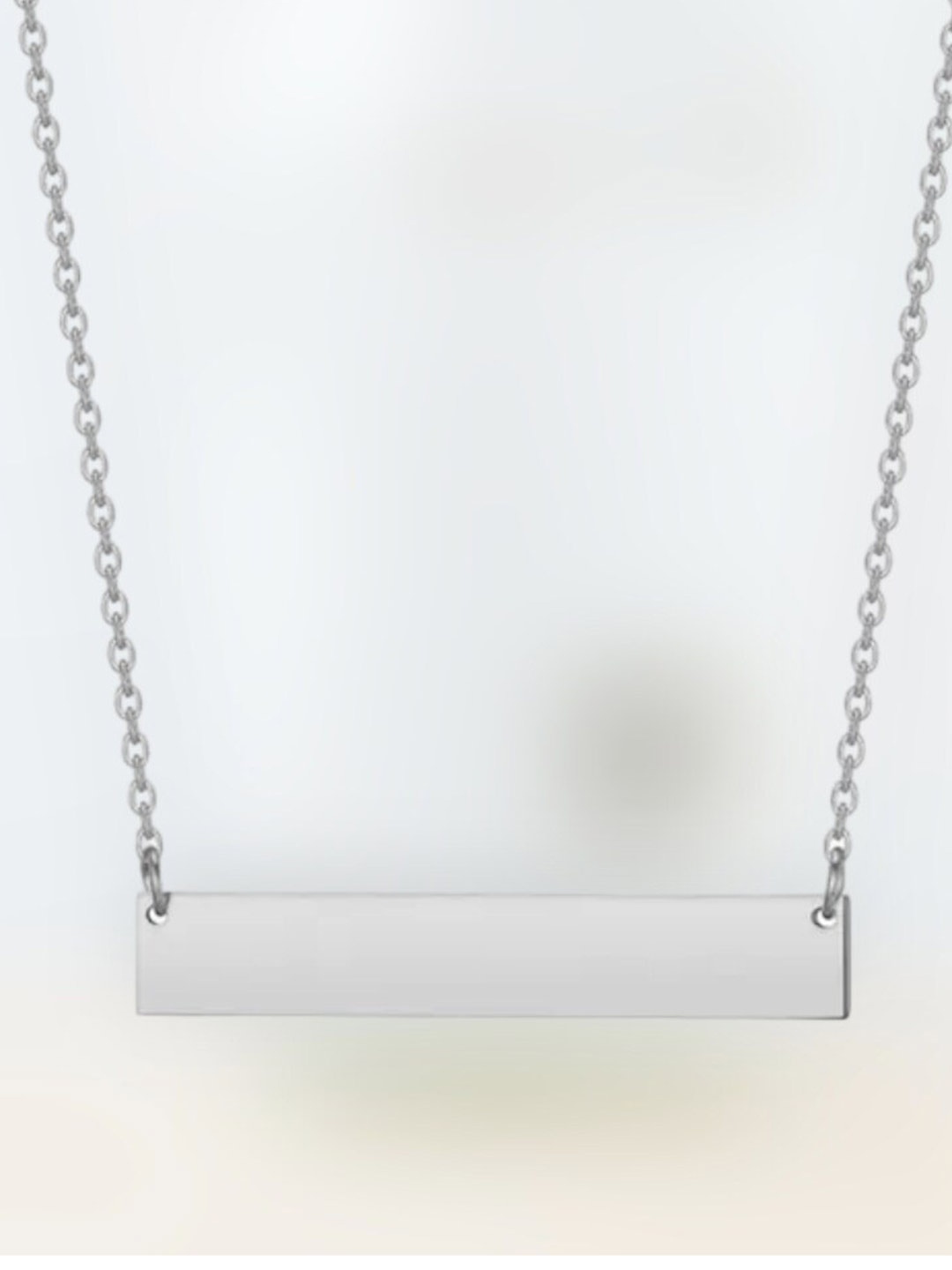 

SALTY Stainless Steel Minimal Necklace, Silver