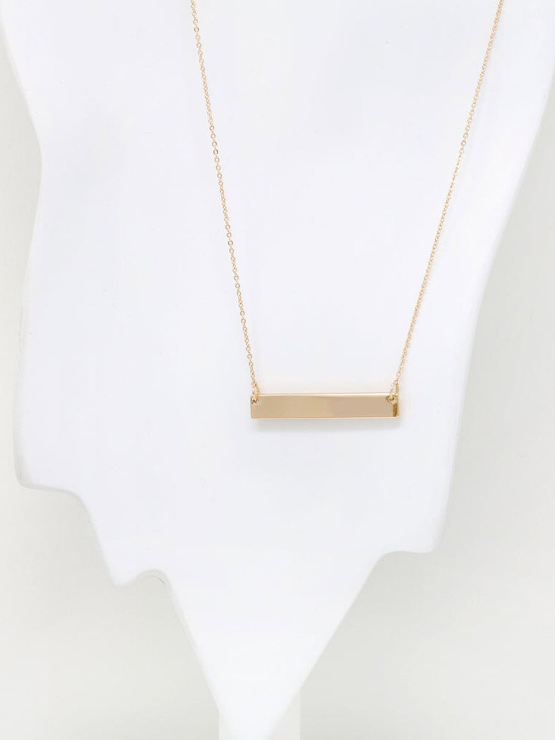 

SALTY Stainless Steel Minimal Necklace, Rose gold
