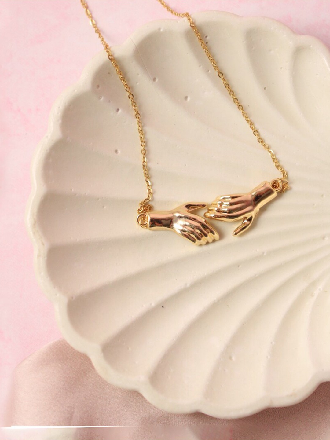 

SALTY Stainless Steel Minimal Necklace, Gold