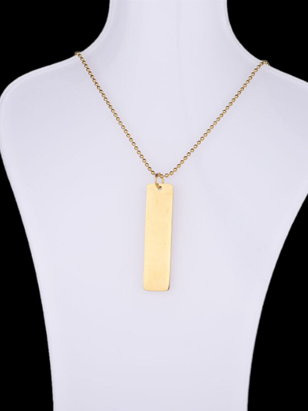 

SALTY Geometric Shaped Stainless Steel Chain, Gold